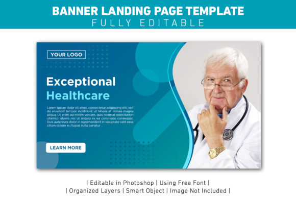 Banner Landing Page Healthycare Template: A Designer's Guide