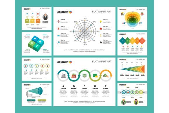 Colorful Finance and Research Concept: Vibrant Visuals for Business