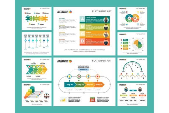 Colorful Startup or Strategy Concept Inf: Designing with Purpose