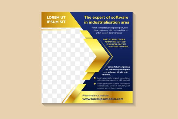Expert of Software Square Banner: A Modern Tech Template