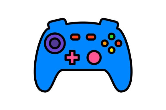 Game Controller Filled Line Icon: A Designer's Go-To Asset