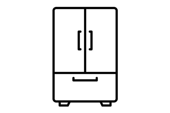 Refrigerator Outline Icon: The Clean, Modern Vector You Need