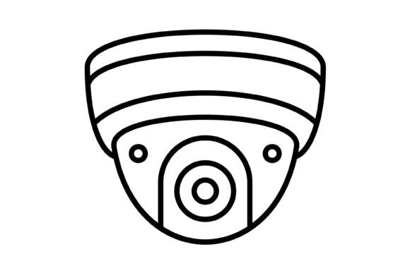 The Essential Security Camera Outline Icon for Modern Design