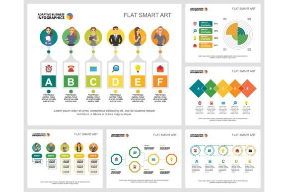 Transform Your Slides with a Colorful Infochart Diagrams Set